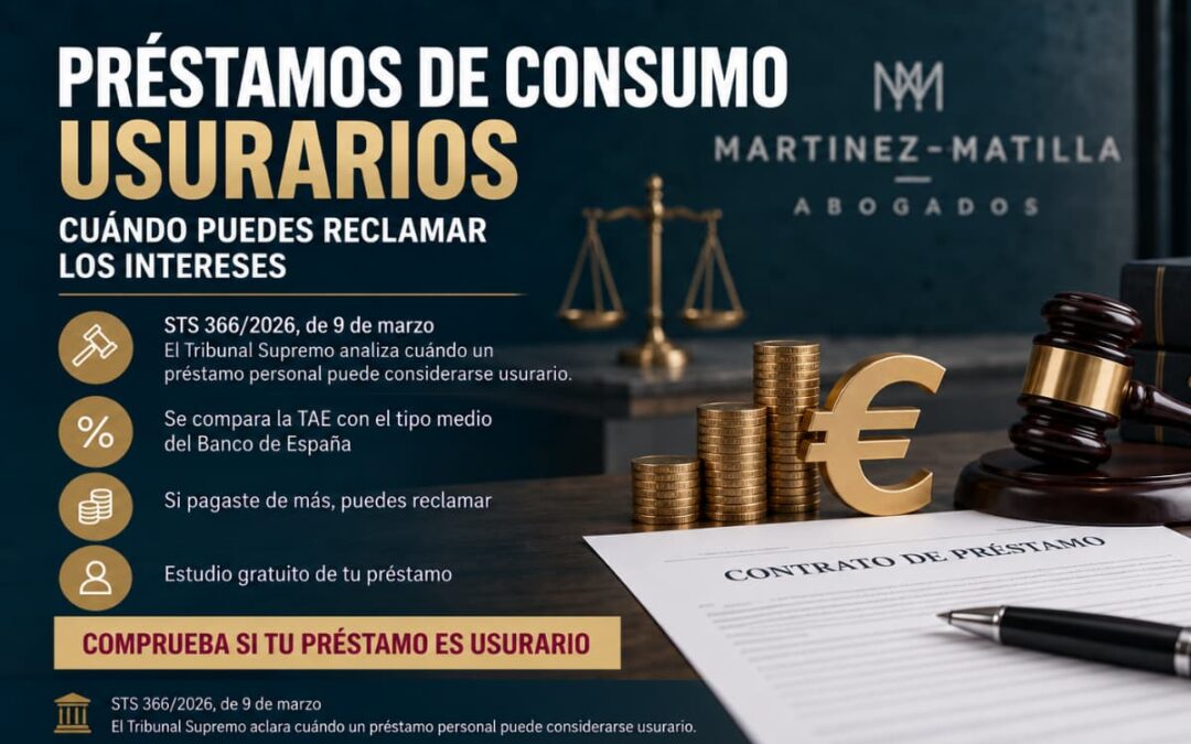 Préstamos de consumo: cuándo son usurarios